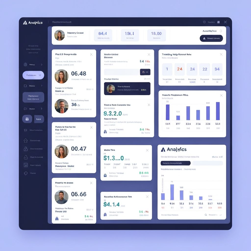 Revy AI Dashboard showing property search results, lead scoring, and automated follow-ups